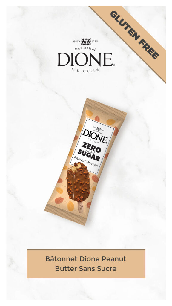 DIONE ZERO SUCRE PEANUT BUTTER 475 ML